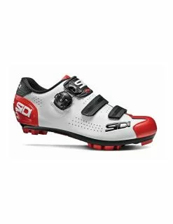 Zaptillas Sidi Mtb Trace 2 Blanco-Negro-Rojo